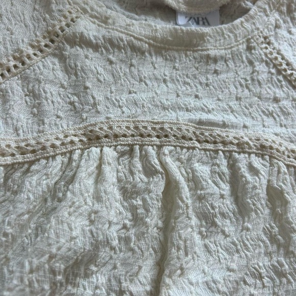 ✨ Zara Girls Textured Blouse Top - Size 10 ✨ - Picture 8 of 8